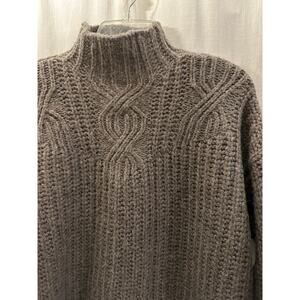 Aerie Heather Gray Turtleneck Sweater